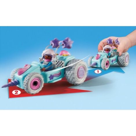 Playmobil - Kart pullback unicorn - poza 3