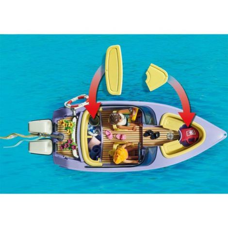 Playmobil - Luna De Miere Cu Barca De Viteza - poza 5