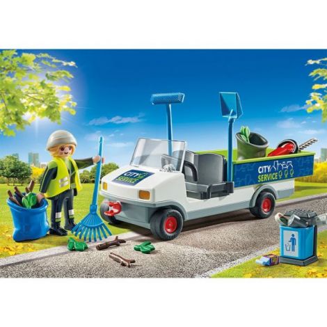 Playmobil - Maturator De Strazi Cu Vehicul - poza 2