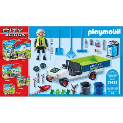 Playmobil - Maturator De Strazi Cu Vehicul - poza 4
