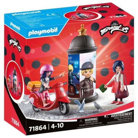 Playmobil - Miraculous Plimbare cu scuterul prin Paris - poza 2