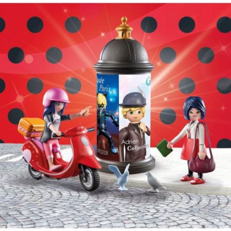 Playmobil - Miraculous Plimbare cu scuterul prin Paris - poza 4