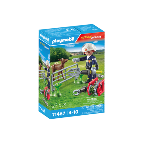 Playmobil-MISIUNEA POMPIERULUI DE SALVARE A ANIMALULUI - poza 1