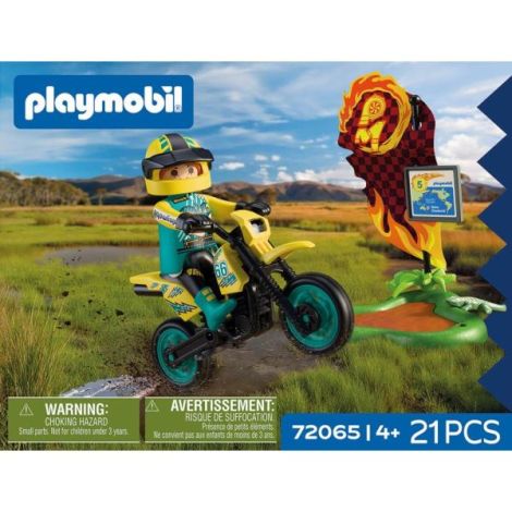 Playmobil - Motocicleta off road pentru aventura si explorare - poza 4