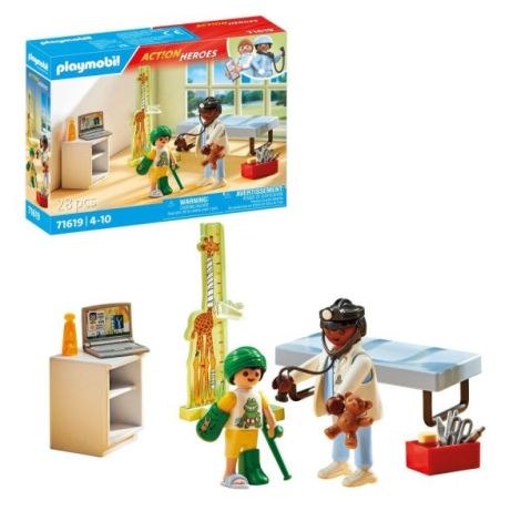 Playmobil - Pediatru cu copil si ursulet - poza 5