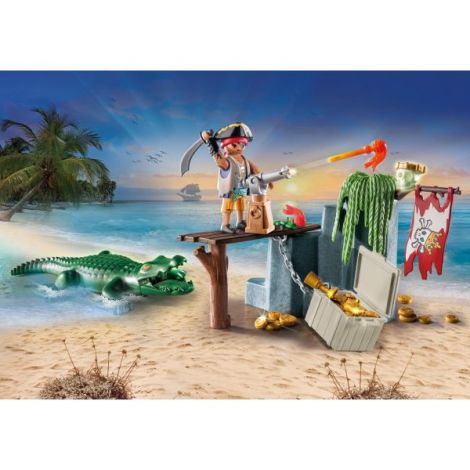 Playmobil-PIRAT CU ALIGATOR - poza 3