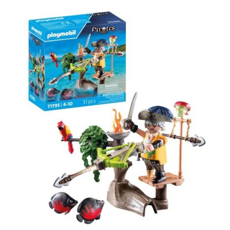 Playmobil - Pirat Playmobil cu balista - poza 1