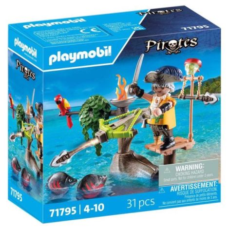 Playmobil - Pirat Playmobil cu balista - poza 2