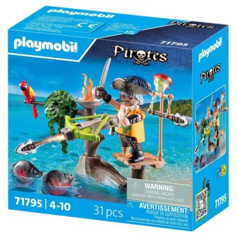 Playmobil - Pirat Playmobil cu balista - poza 3