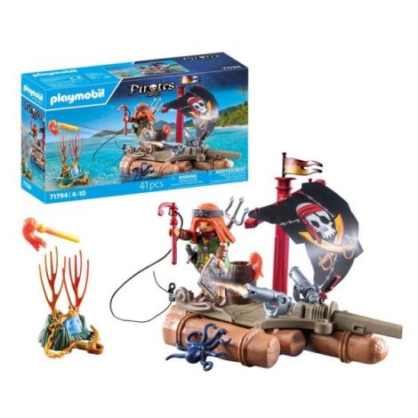 Playmobil - Pluta piratilor cu comoara Playmobil - poza 1