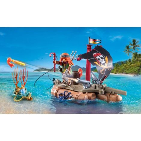 Playmobil - Pluta piratilor cu comoara Playmobil - poza 4