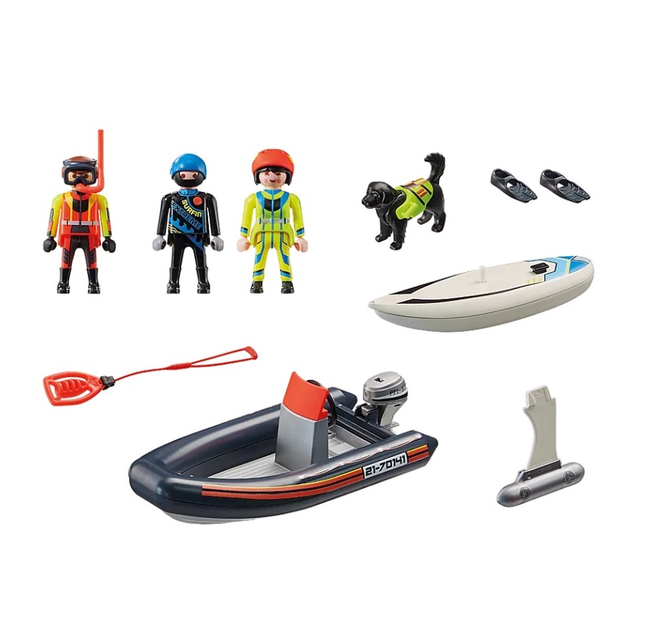 Playmobil PM70141 Echipa de salvare cu caine - poza 3