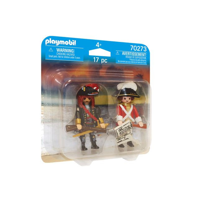 Playmobil PM70273 Set 2 Figurine Pirat Si Soldat - poza 1
