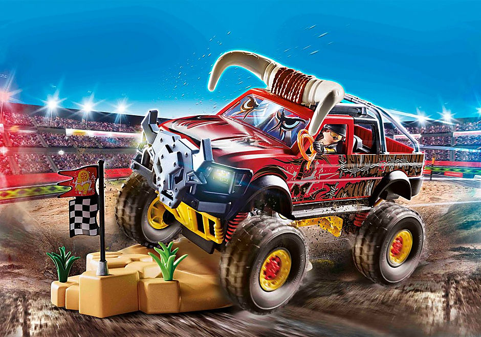Playmobil PM70549 Stunt Show Monster Truck Taur - poza 4