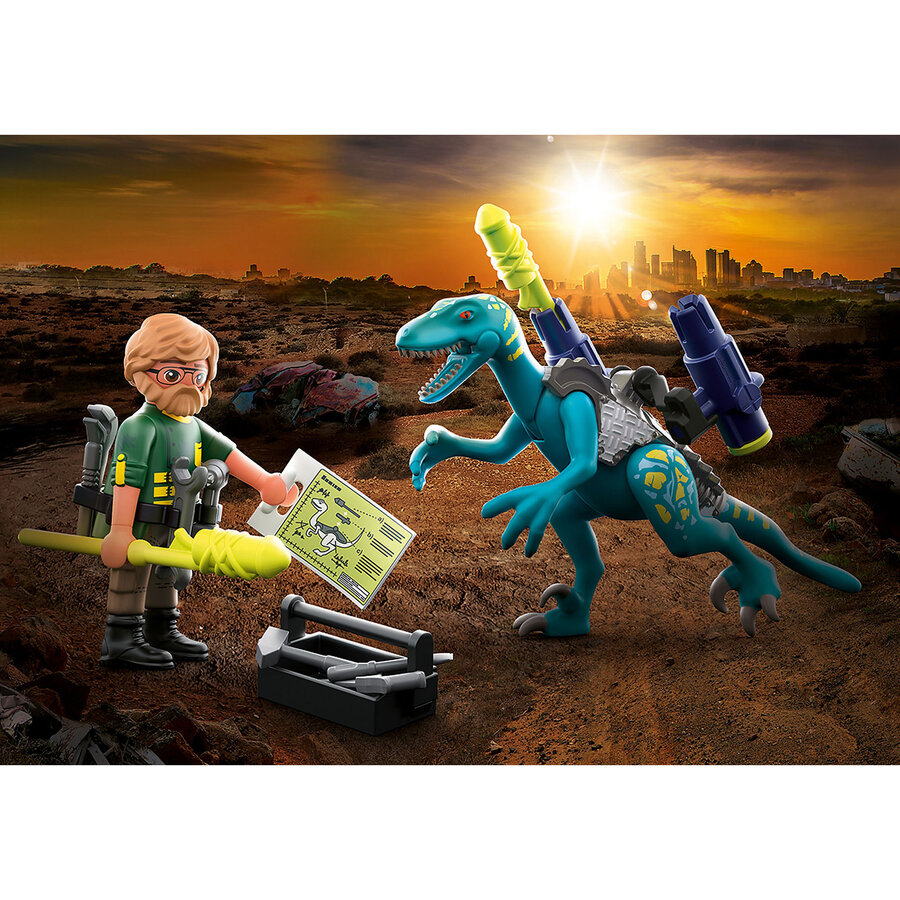 Playmobil PM70629 Deinonychus Gata de lupta - poza 4
