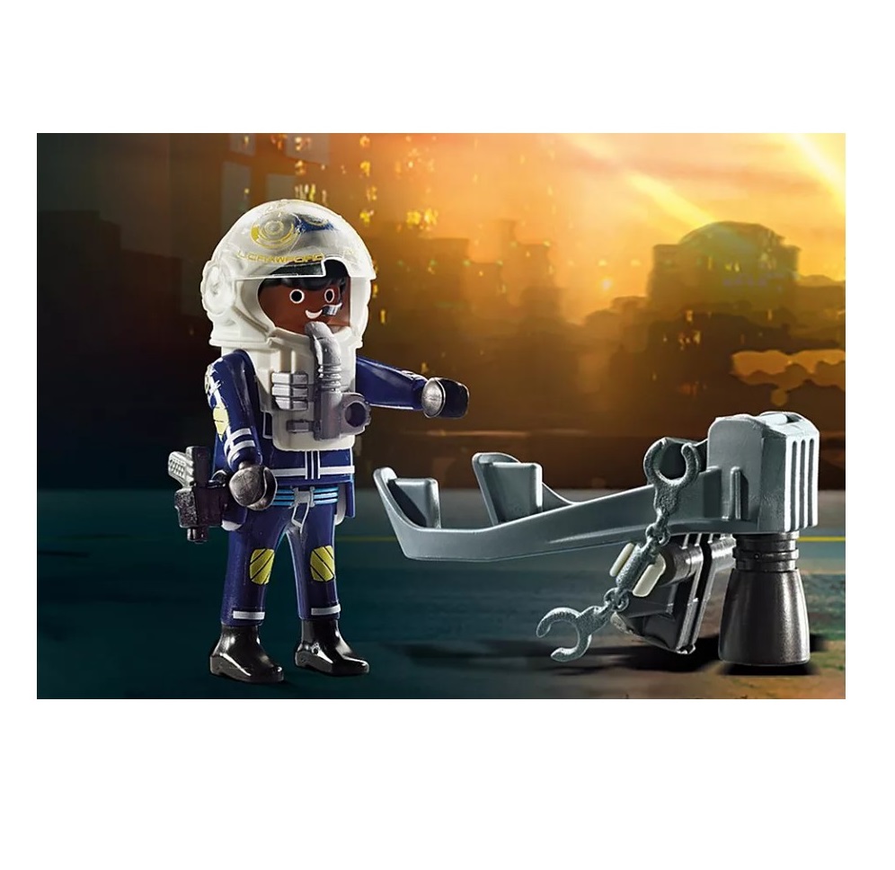 Playmobil PM70782 Barca politiei si hot cu barca rapida - poza 4
