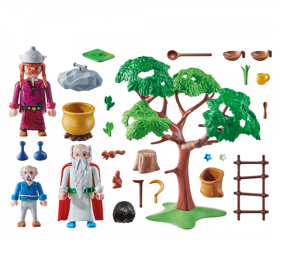 Playmobil PM70933 Asterix Si Obelix - Getafix cu Potiunea Magica - poza 2