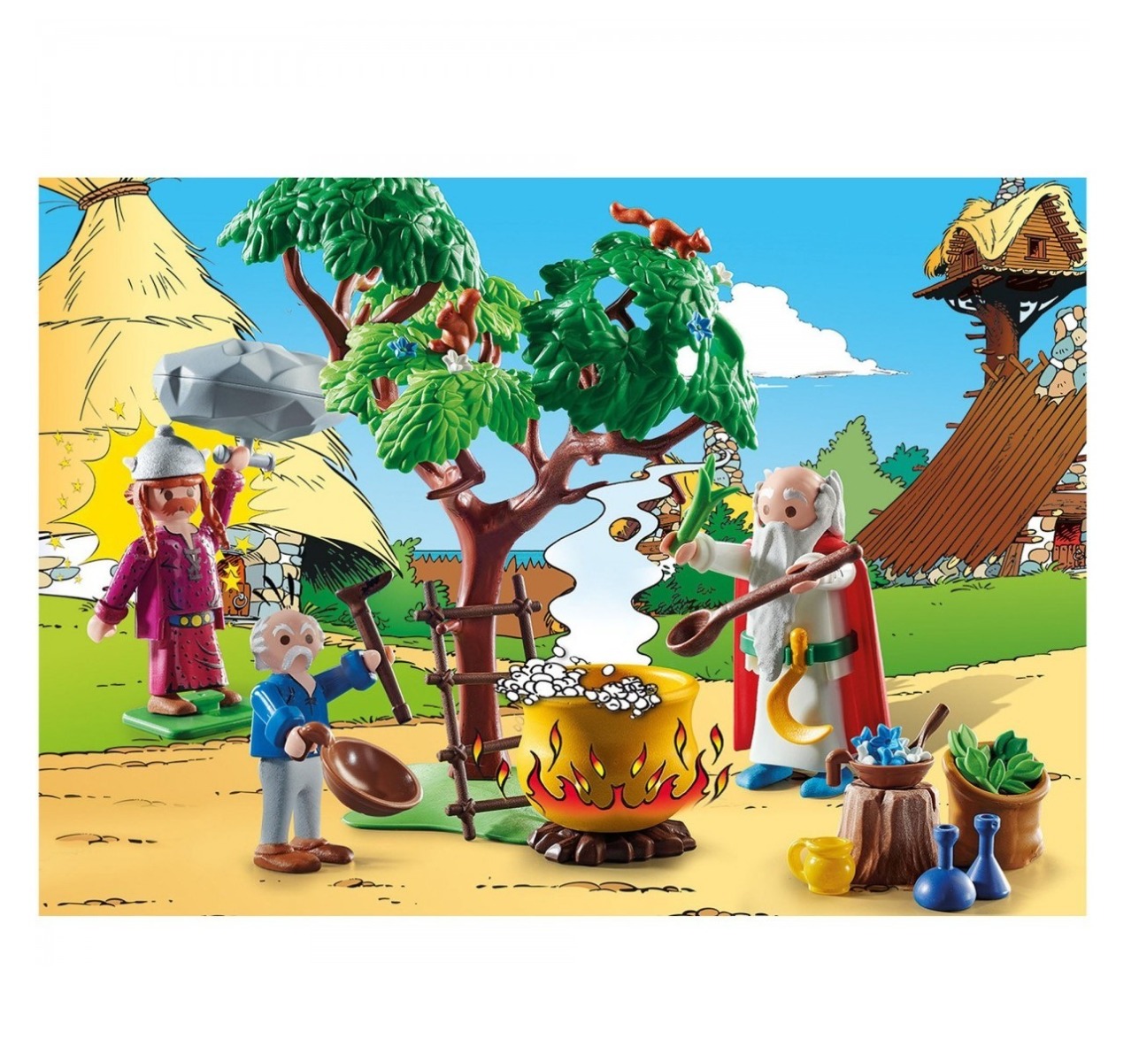 Playmobil PM70933 Asterix Si Obelix - Getafix cu Potiunea Magica - poza 3