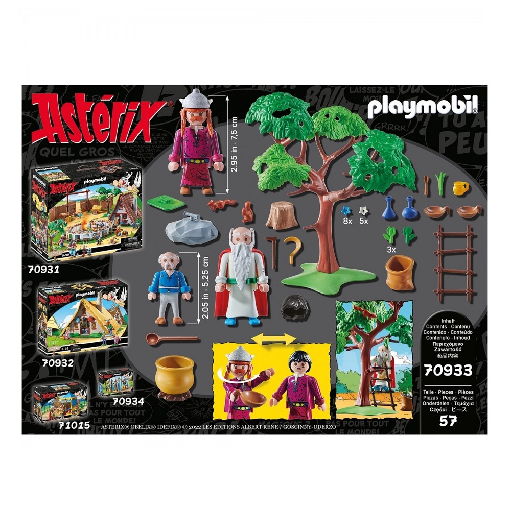 Playmobil PM70933 Asterix Si Obelix - Getafix cu Potiunea Magica - poza 4