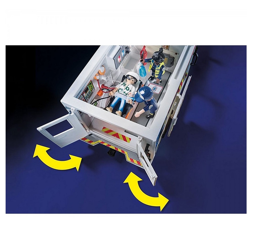 Playmobil PM70936 Ambulanta cu Lumini si Sunete - poza 4