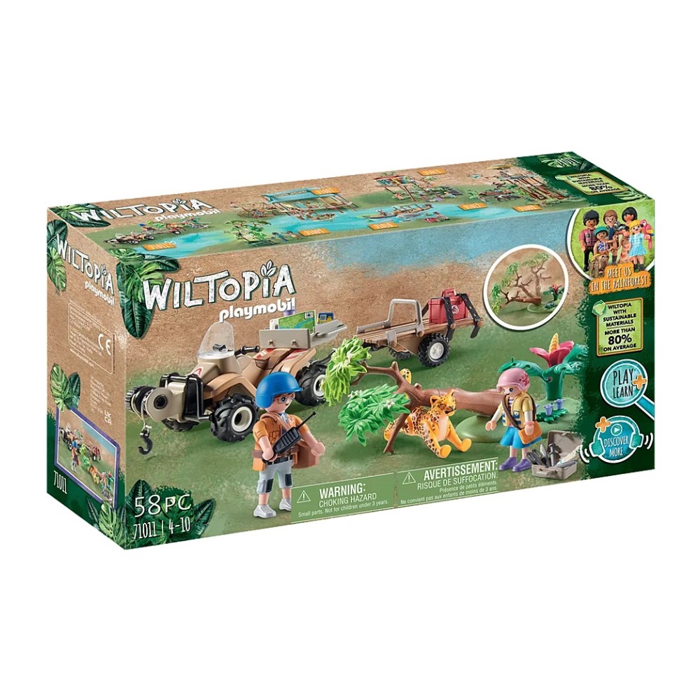 Playmobil PM71011 Vehicul pentru salvarea animalelor - poza 1