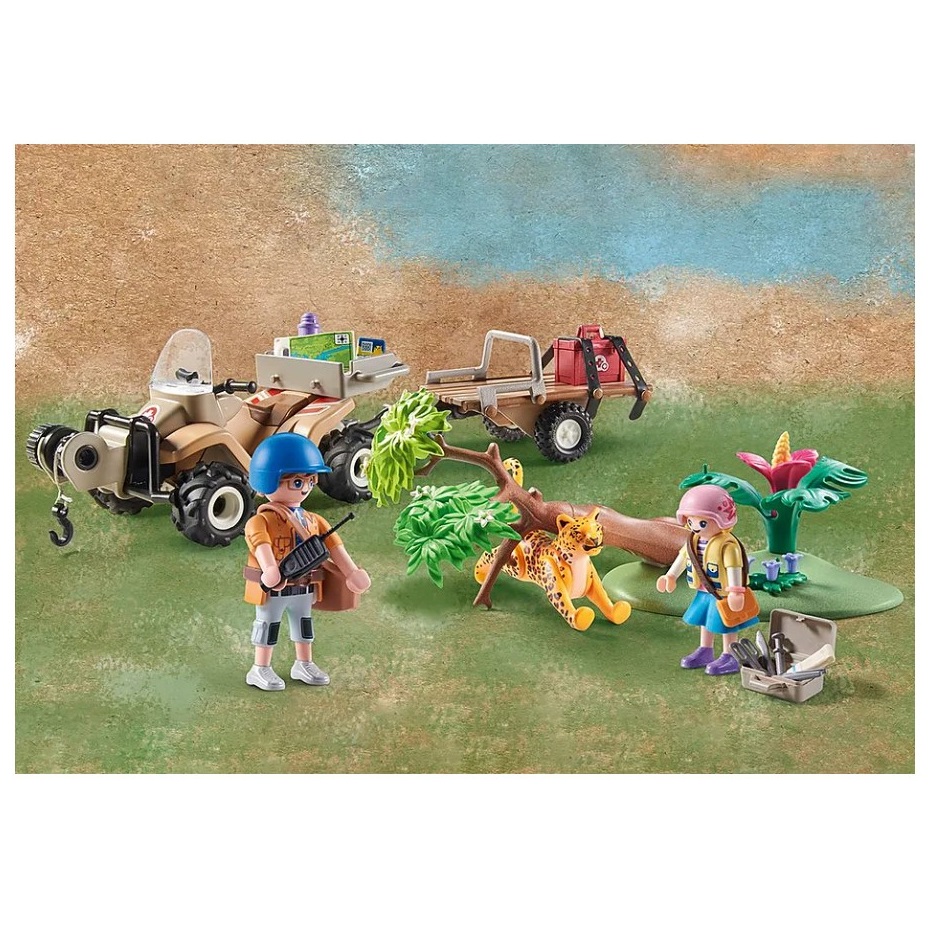 Playmobil PM71011 Vehicul pentru salvarea animalelor - poza 2