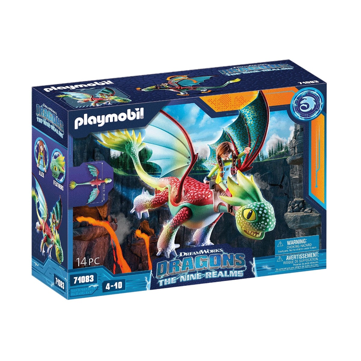 Playmobil PM71083 Dragons Feathers and Alex - poza 1