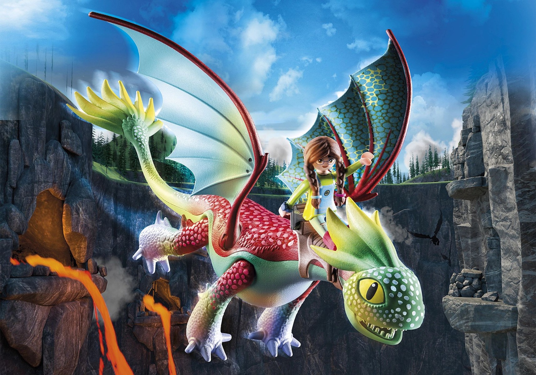 Playmobil PM71083 Dragons Feathers and Alex - poza 2