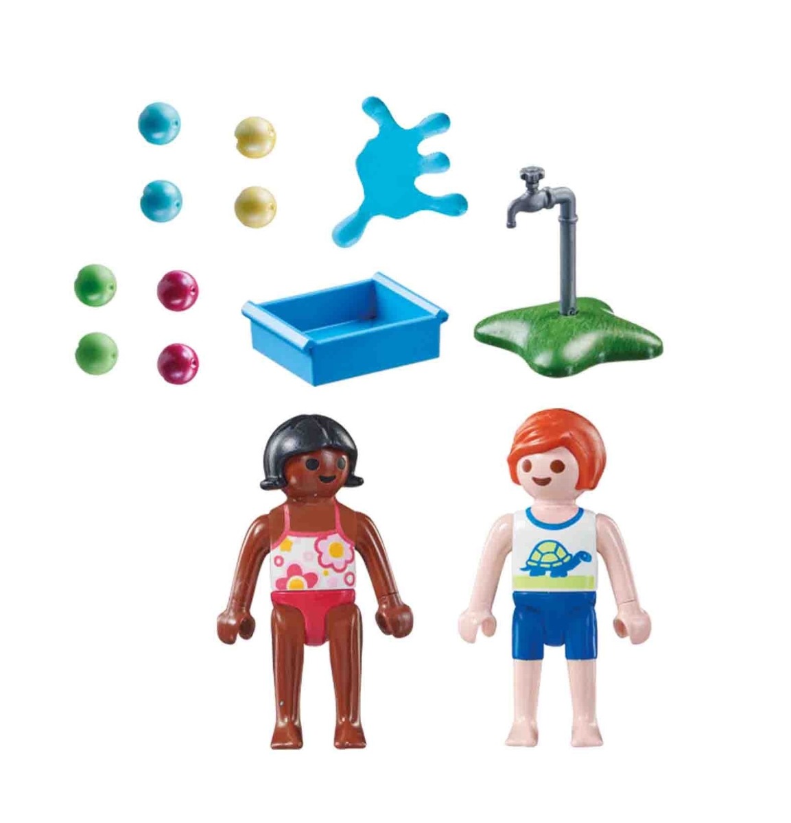 Playmobil PM71166 Figurine Copii Cu Baloane De Apa - poza 2