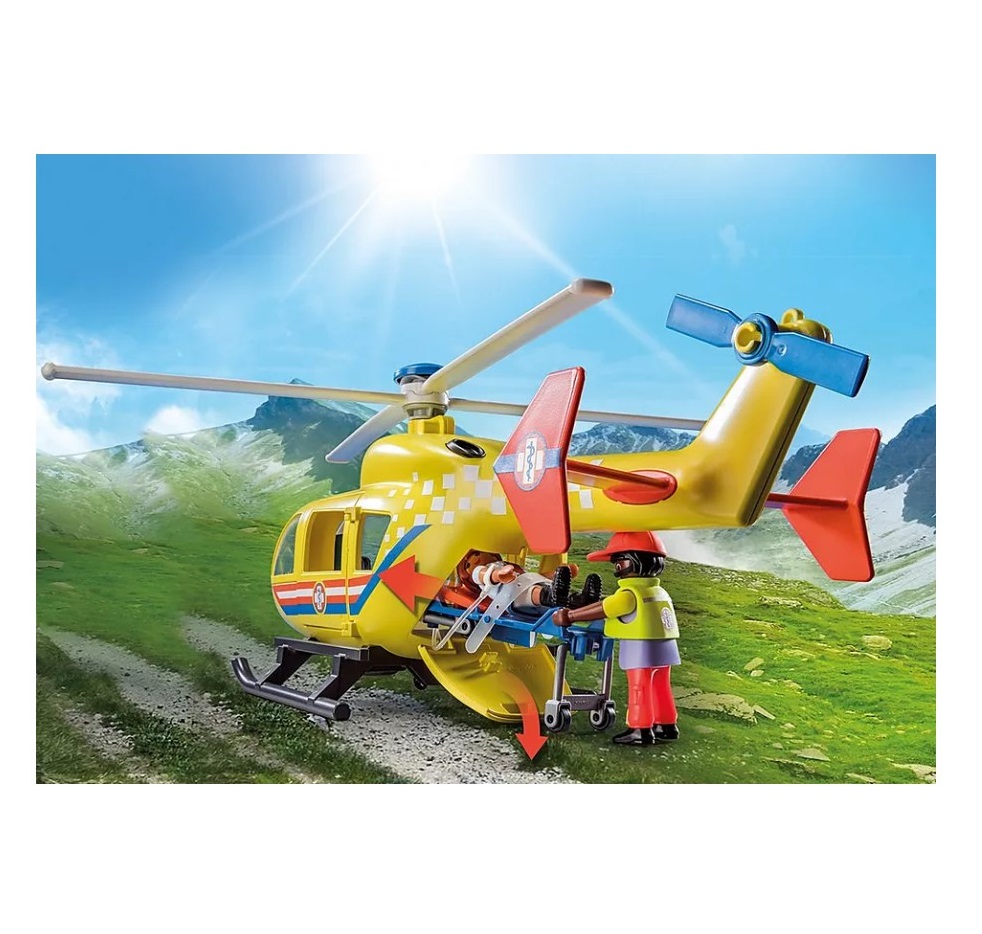 Playmobil PM71203 Elicopter Galben De Salvare - poza 4