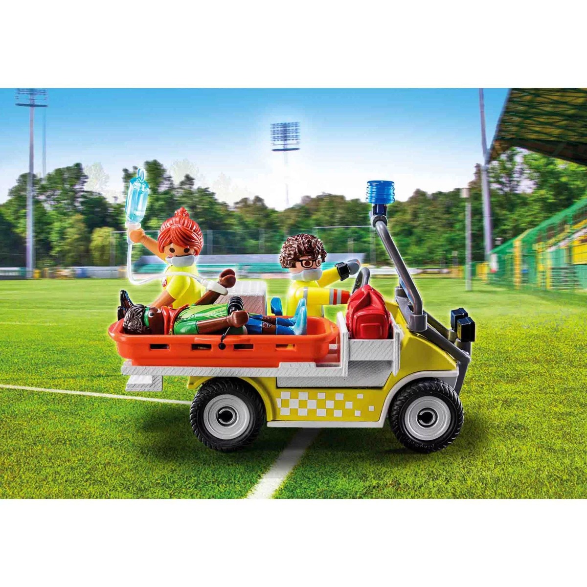 Playmobil PM71204 Vehicul Galben De Salvare - poza 3