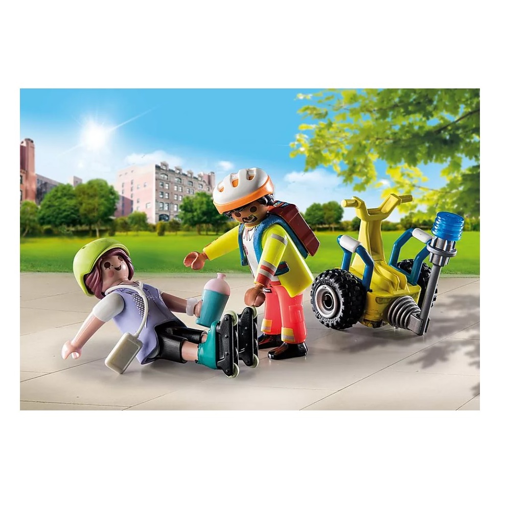 Playmobil PM71257 Set Salvator cu Masina de Echilibru - poza 4