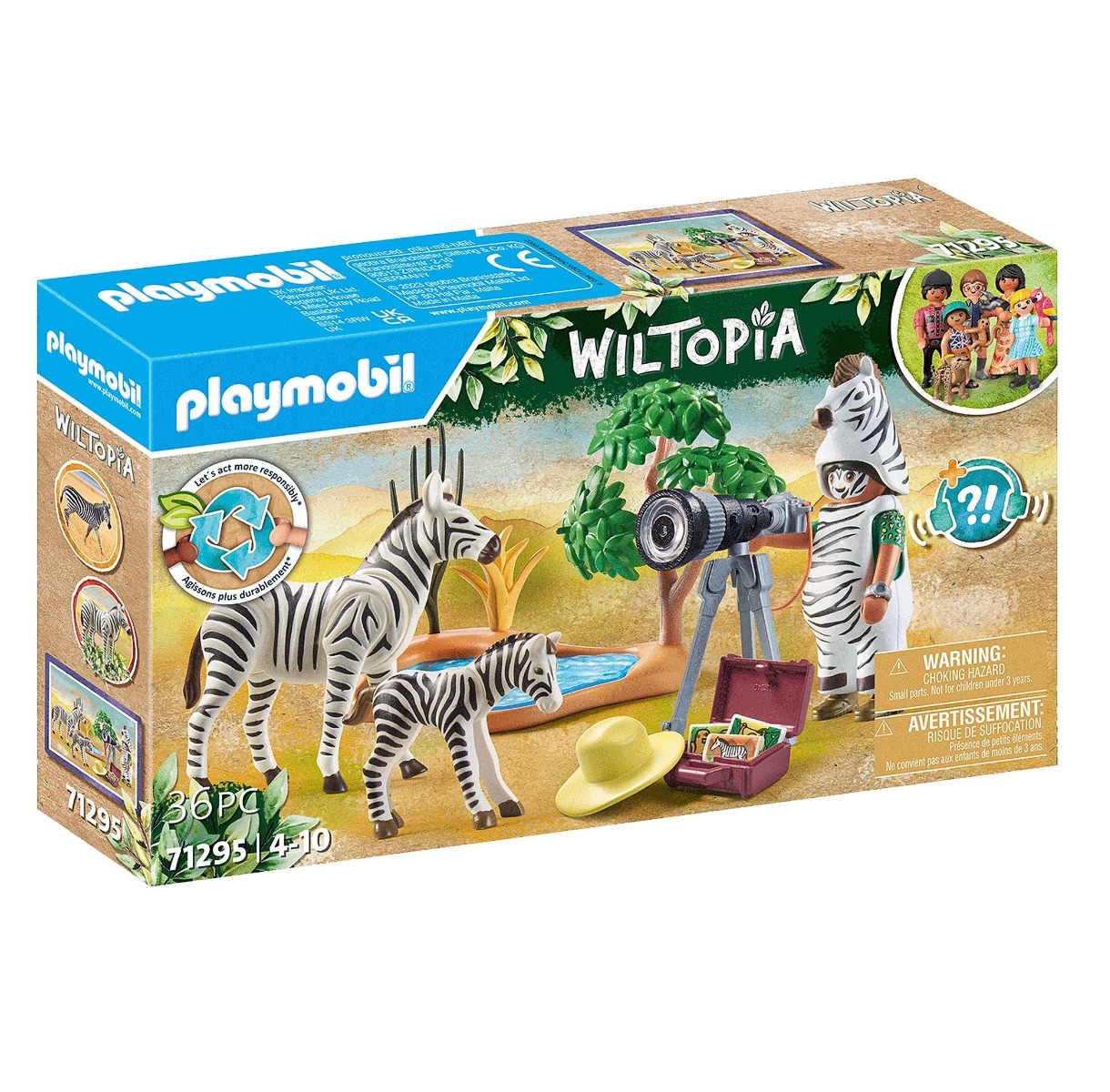 Playmobil PM71295 Fotograf si Zebre - poza 1