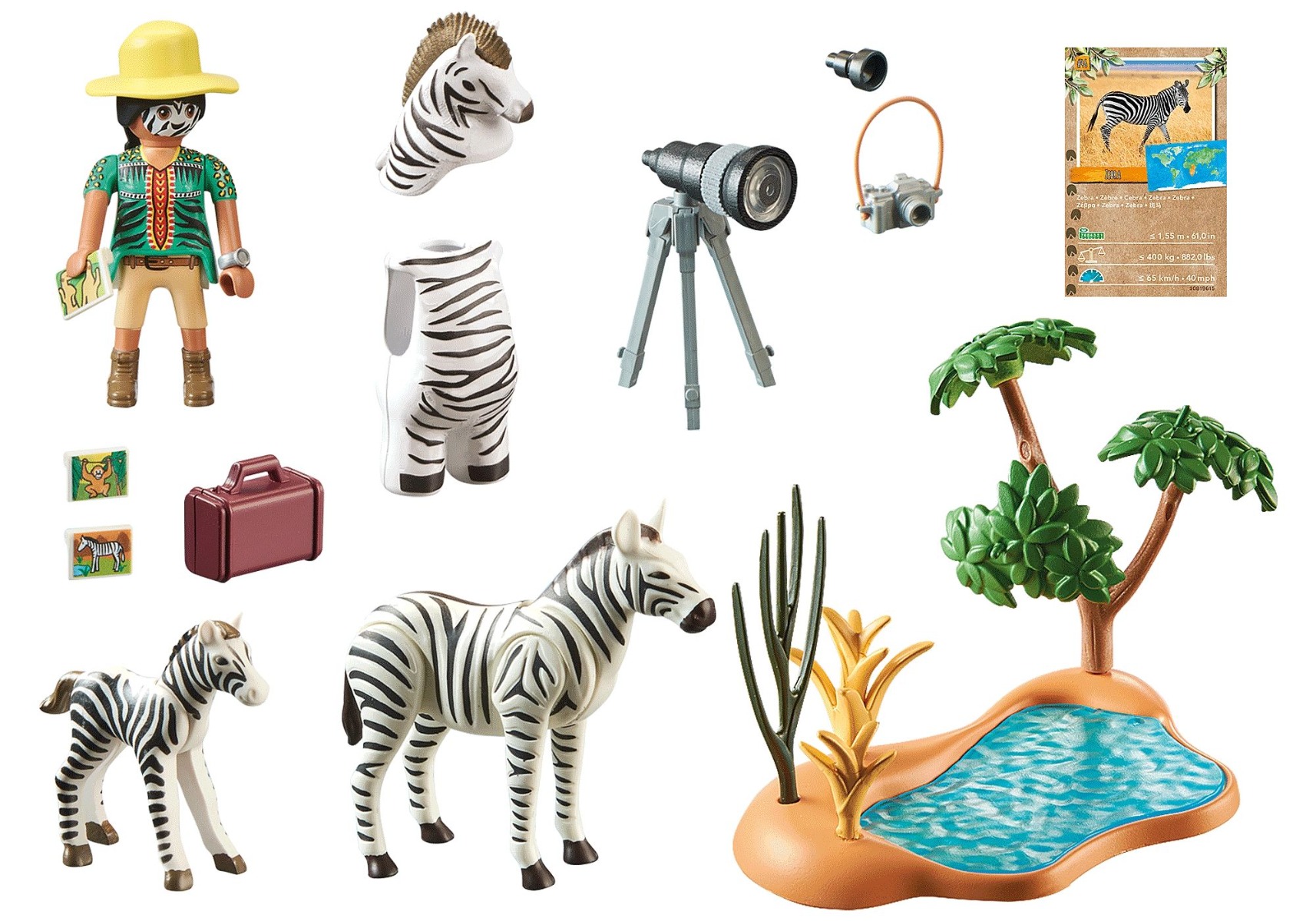 Playmobil PM71295 Fotograf si Zebre - poza 3