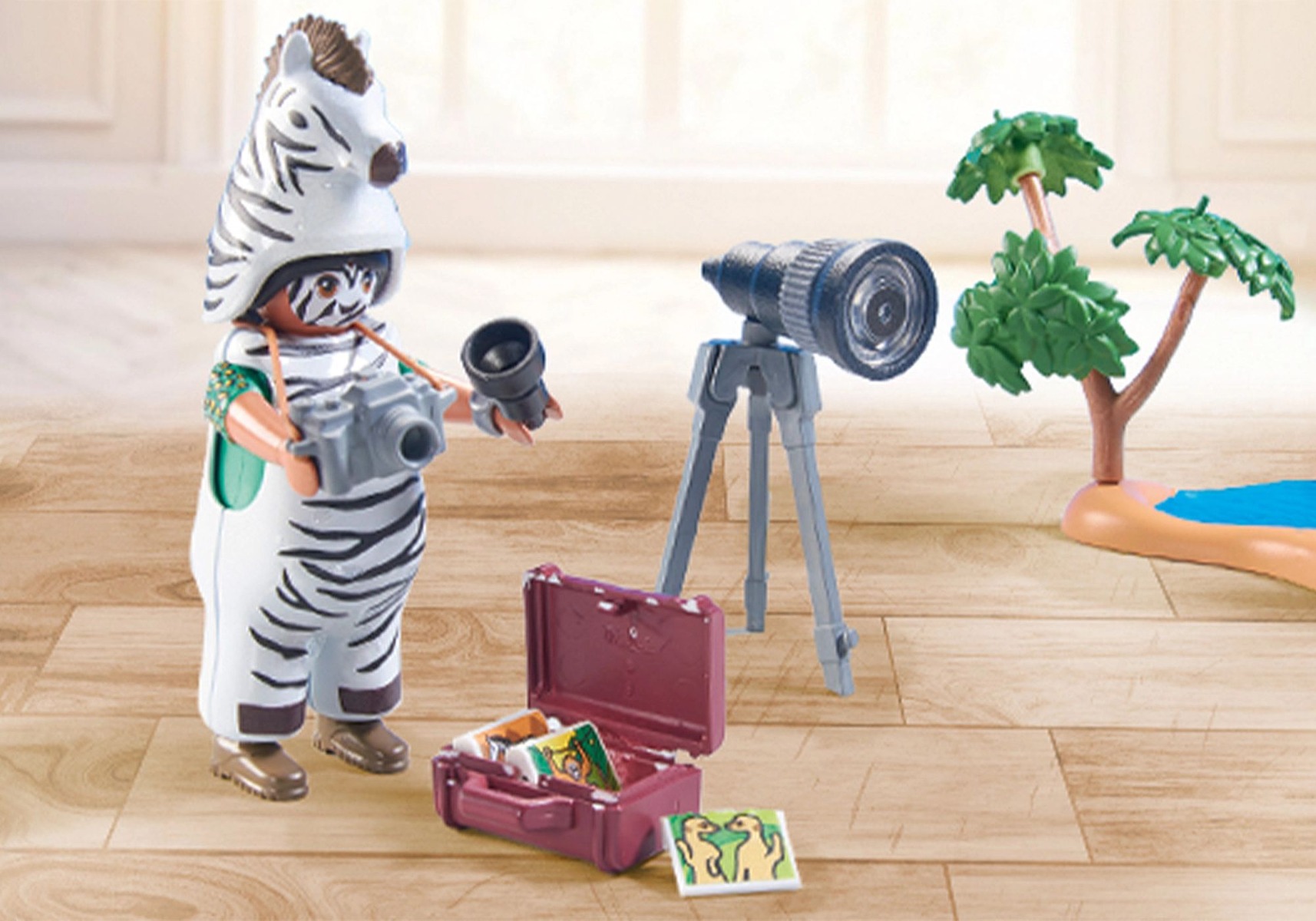 Playmobil PM71295 Fotograf si Zebre - poza 4