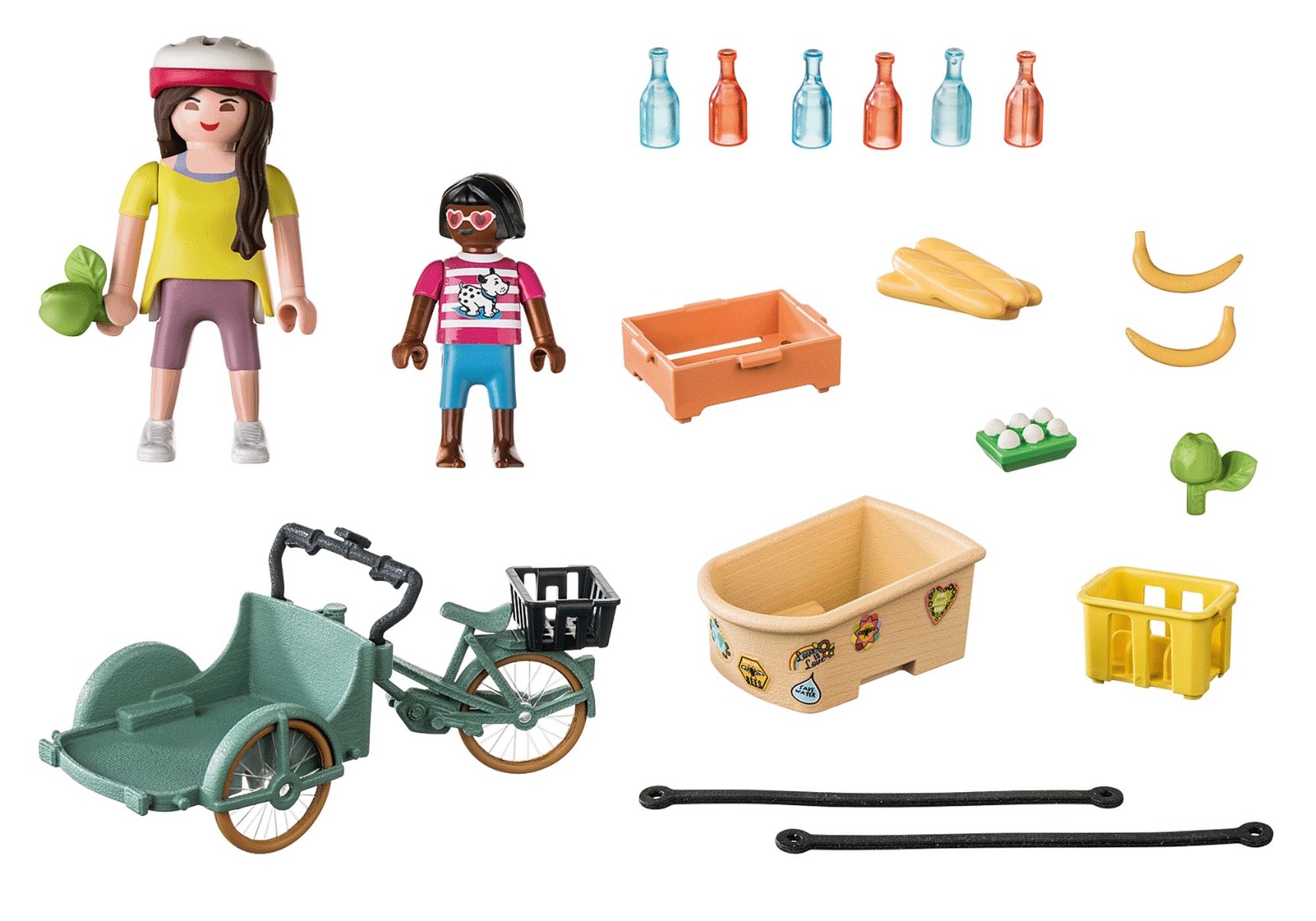 Playmobil PM71306 Bicicleta fermierilor cu marfa - poza 3