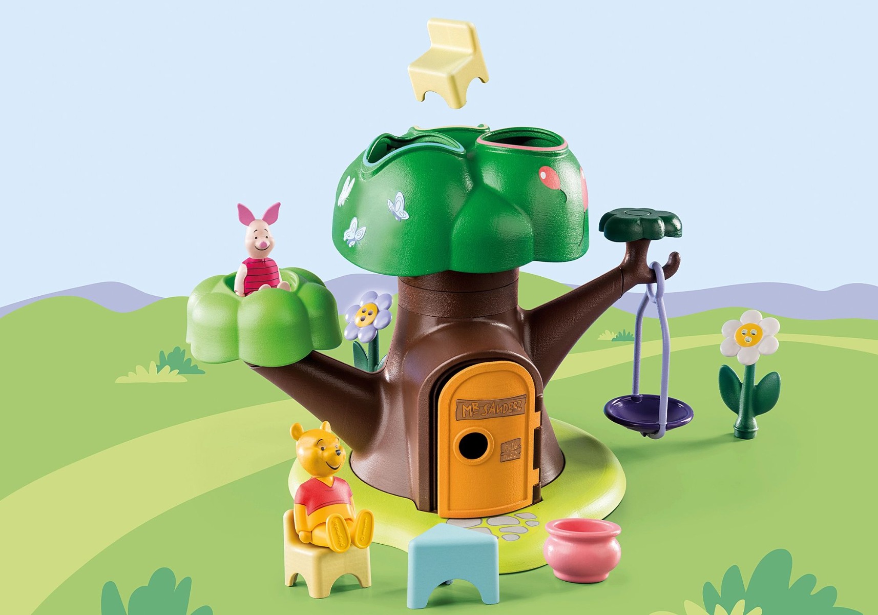 Playmobil PM71316 1.2.3 Disney casa din copac a lui Winnie si Piglet - poza 2