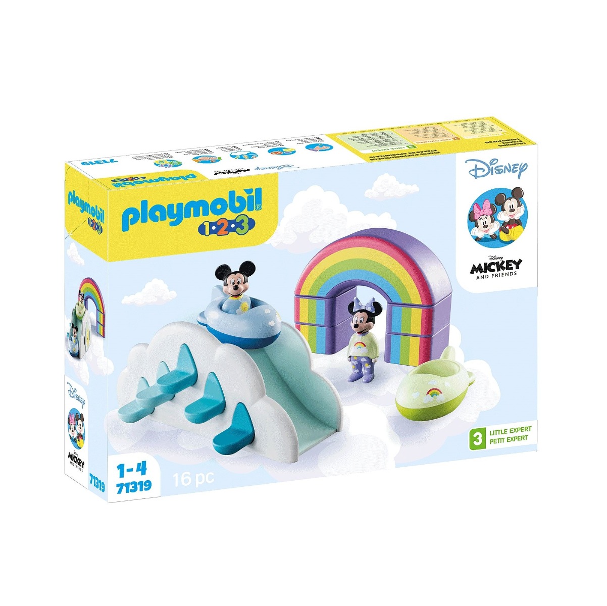 Playmobil PM71319 1.2.3 Disney casa din nori a lui Mickey si Minnie - poza 1