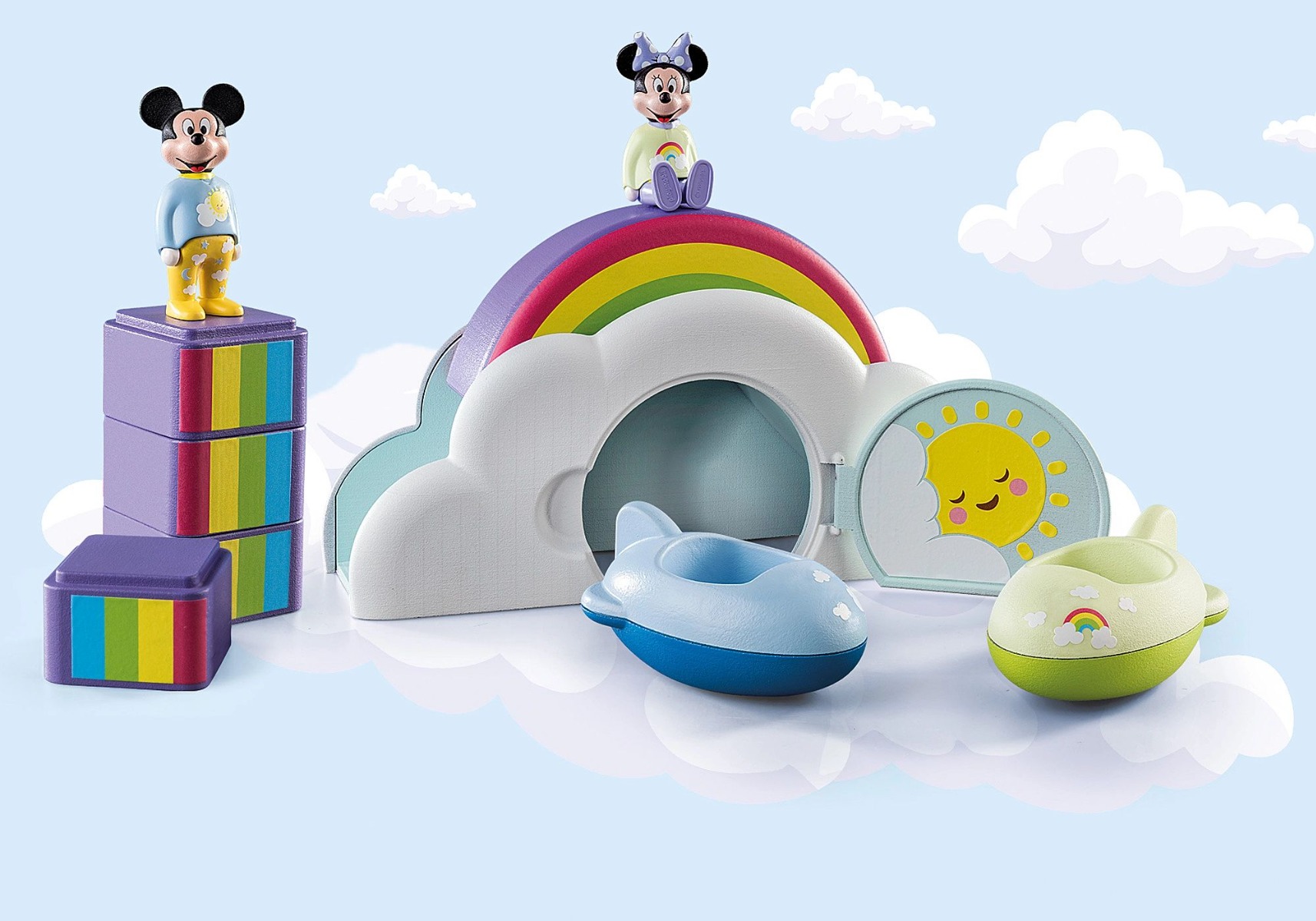 Playmobil PM71319 1.2.3 Disney casa din nori a lui Mickey si Minnie - poza 4