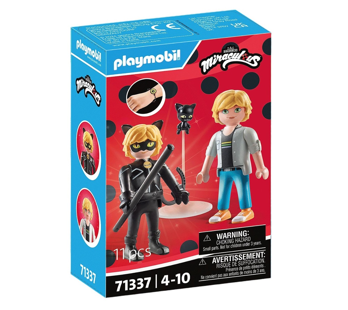 Playmobil PM71337 Miraculous Adrien si Cat Noir - poza 1