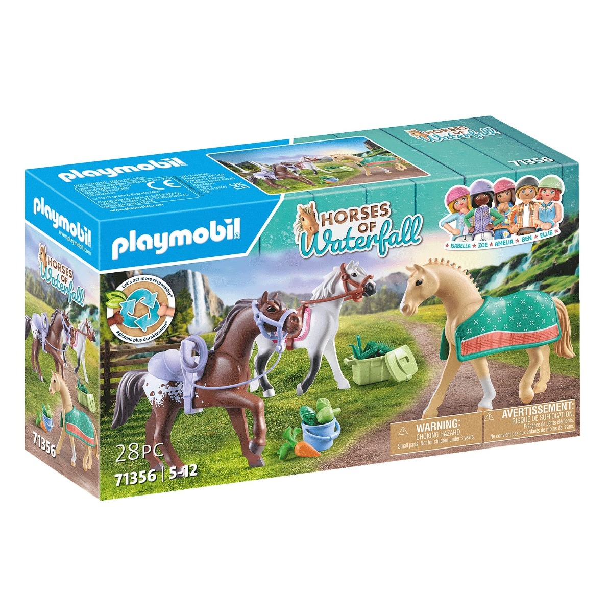 Playmobil PM71356 Set 3 Cai Cu Accesorii - poza 1