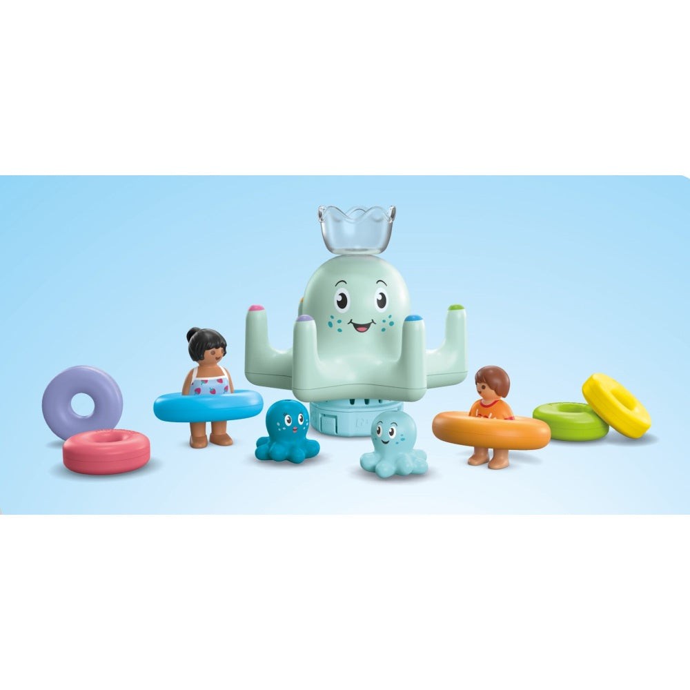 Playmobil PM71438 Junior Aqua si Tinti Calamar Colorat - poza 3