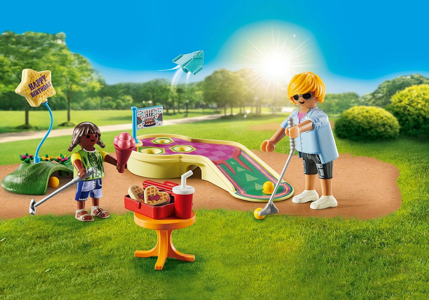 Playmobil PM71449 Set Mini Golf - poza 2