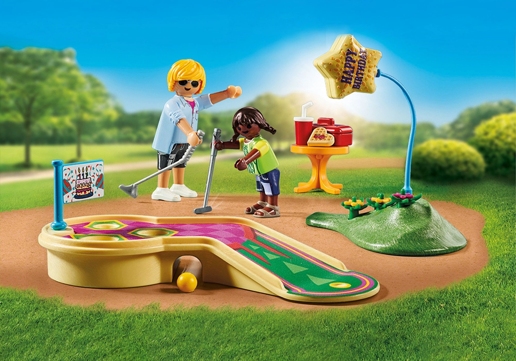Playmobil PM71449 Set Mini Golf - poza 4