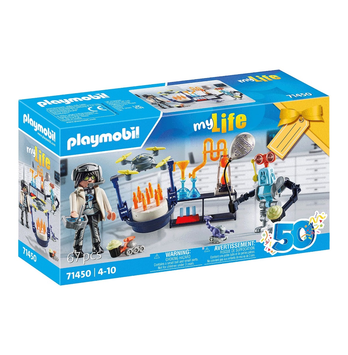 Playmobil PM71450 Cercetator Cu Roboti - poza 1