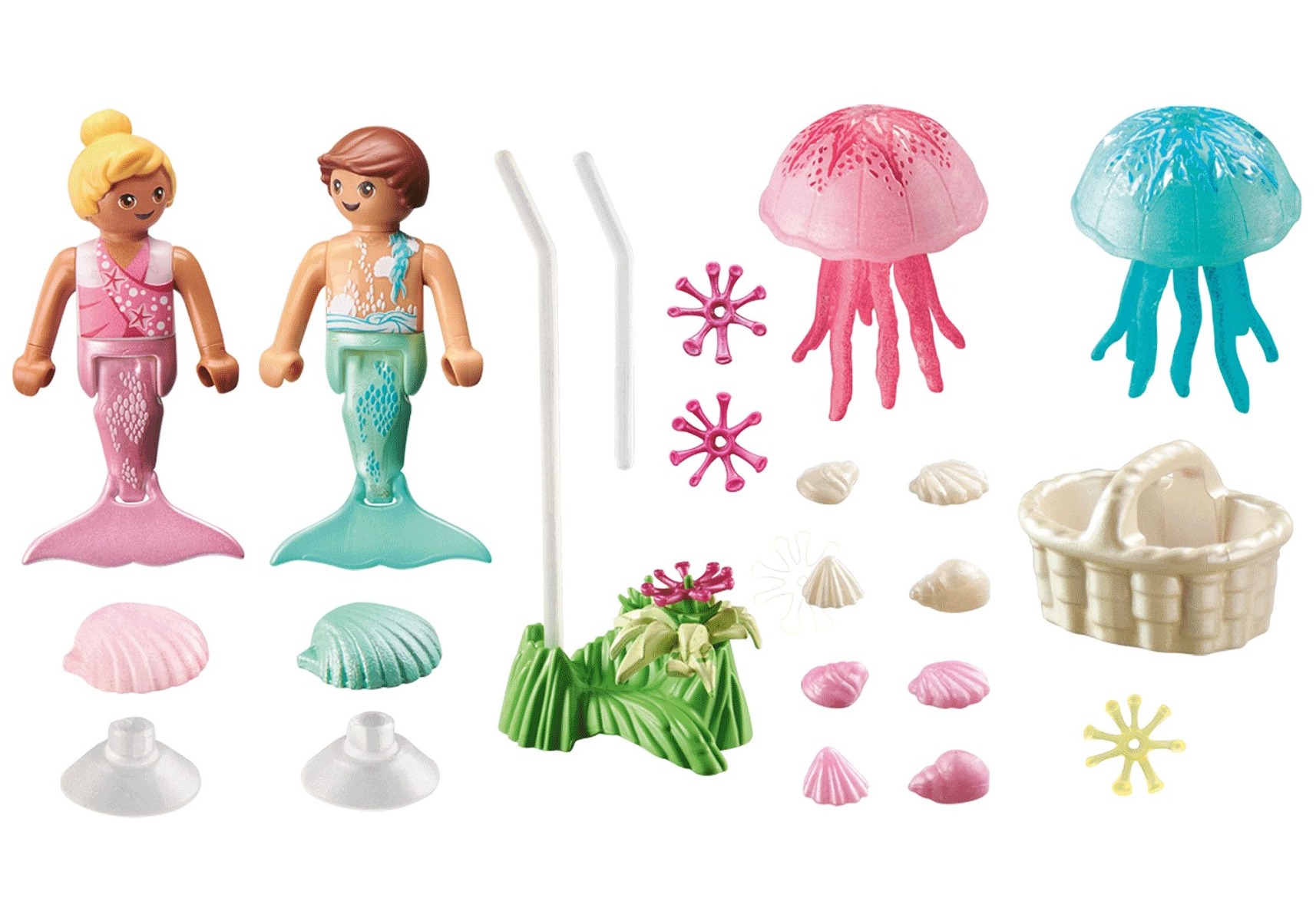 Playmobil PM71504 Copii Sirene cu Meduze - poza 3