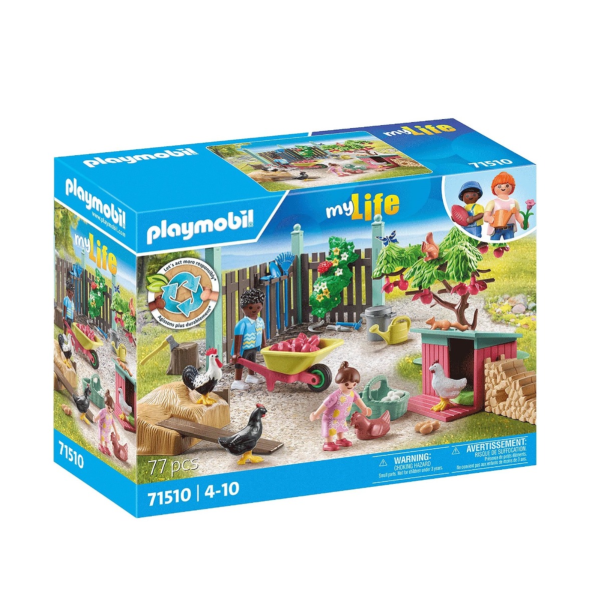 Playmobil PM71510 Mica Ferma De Pui Din Gradina Casutei - poza 1