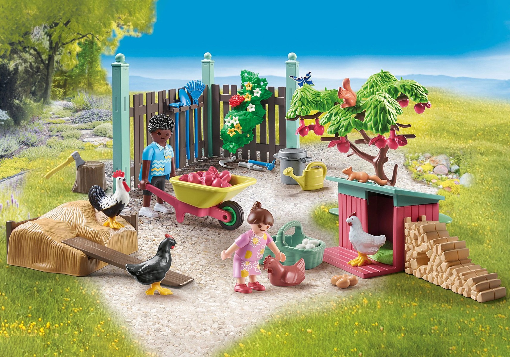 Playmobil PM71510 Mica Ferma De Pui Din Gradina Casutei - poza 2