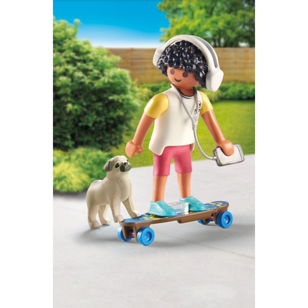 Playmobil PM71612 Baiat Cu Animal De Companie - poza 3