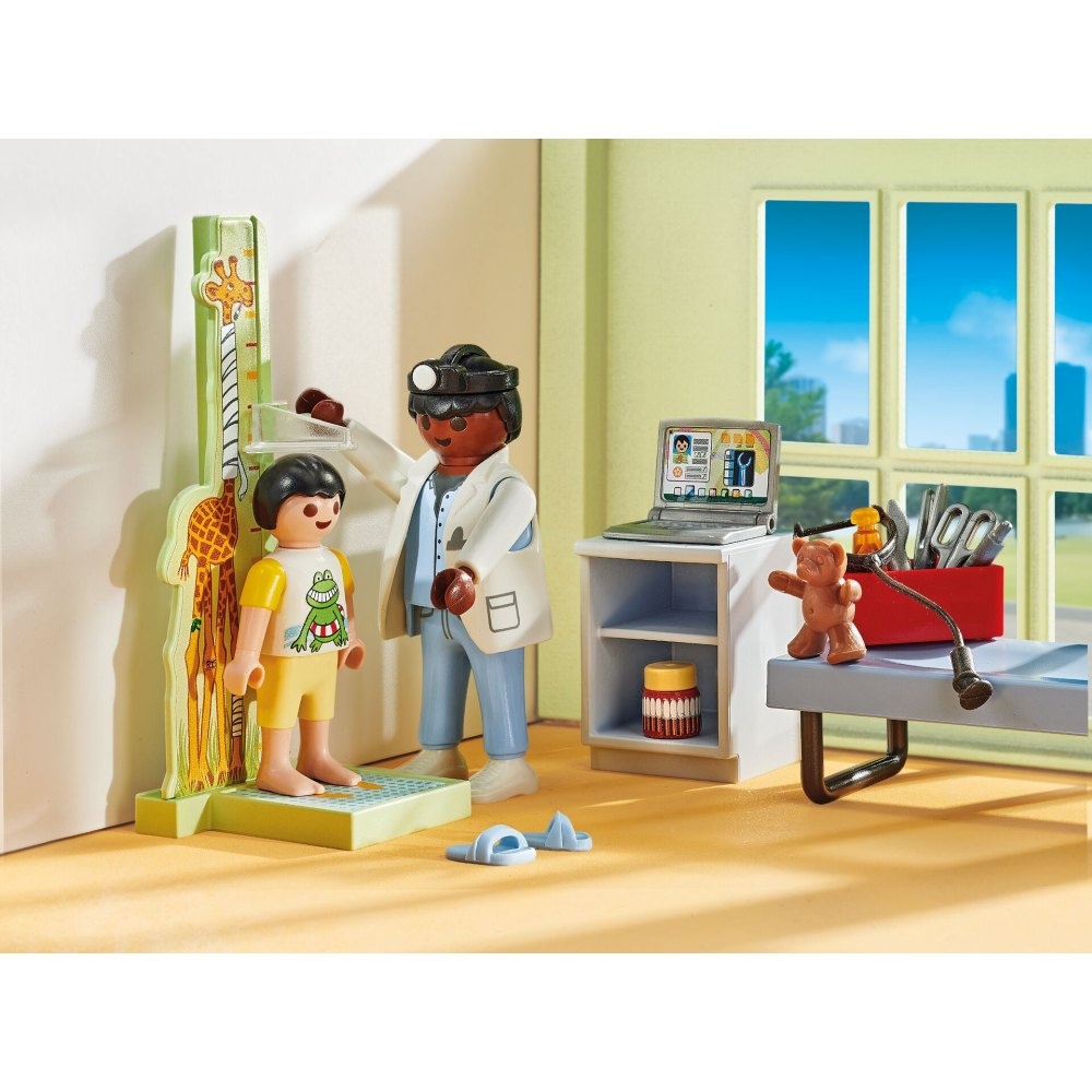 Playmobil PM71619 Pediatru Cu Copil Si Ursulet - poza 3